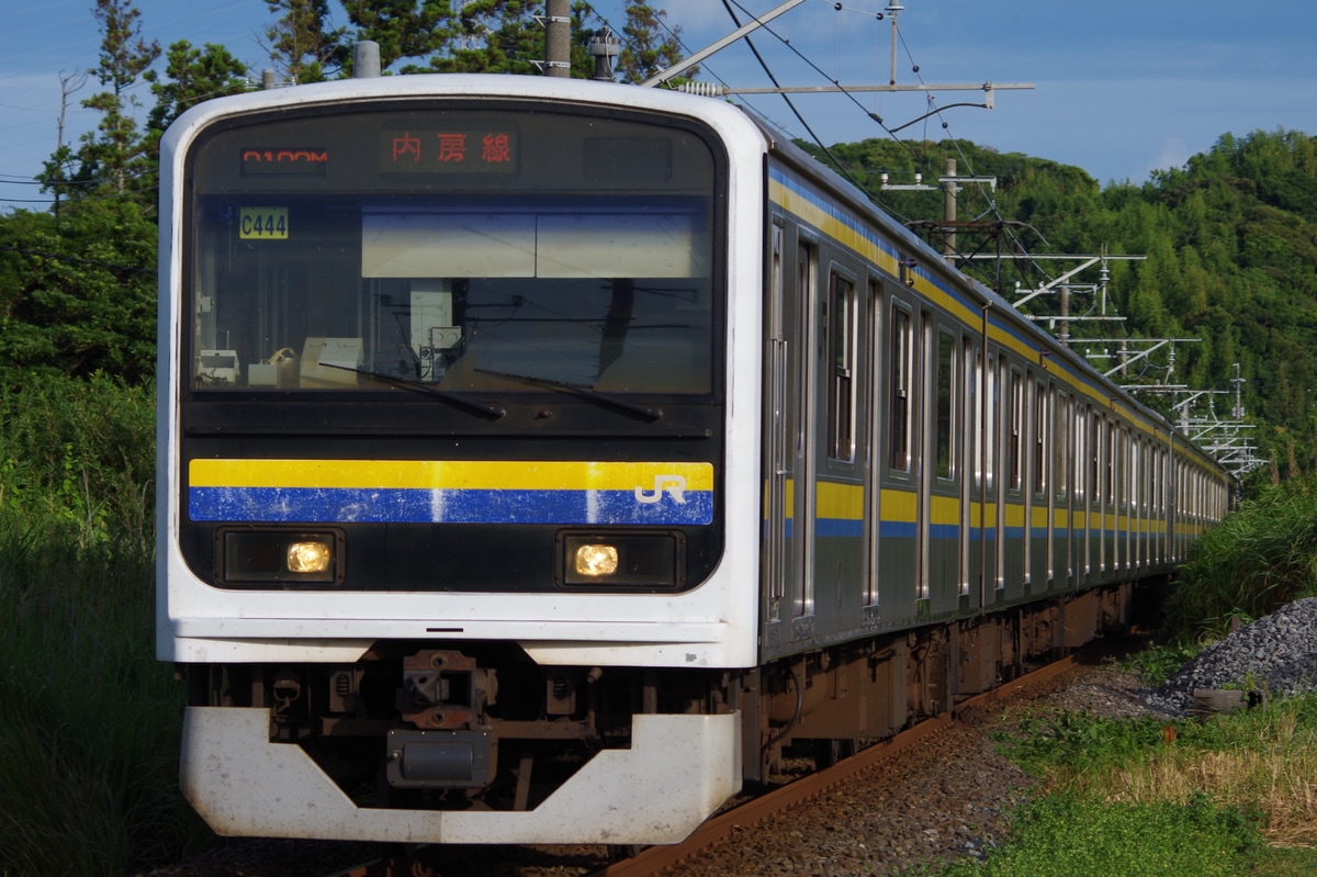 JR東日本 幕張車両センター本区 209系 マリC444編成