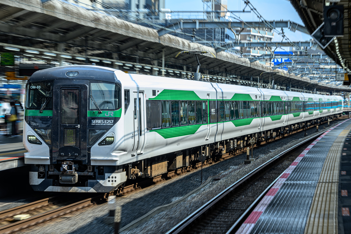 JR東日本 大宮総合車両センター東大宮センター E257系 オオOM-93編成