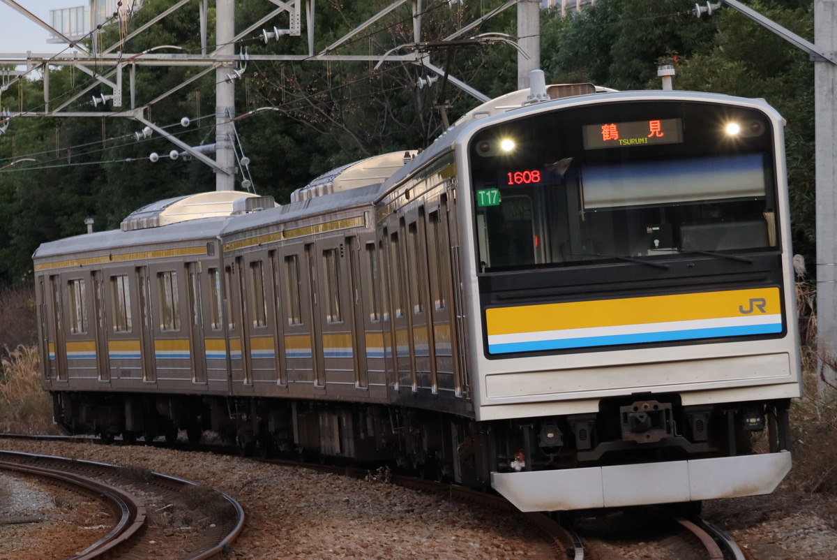 JR東日本 鎌倉車両センター中原支所 205系 ナハT17編成