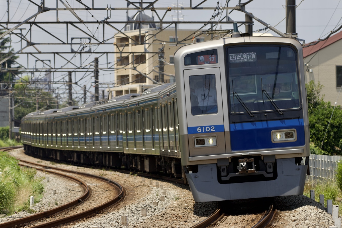 西武鉄道 南入曽車両基地 6000系 6102F