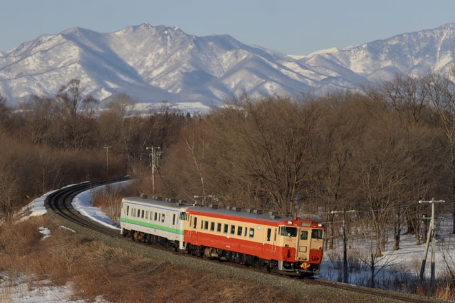 釧路運輸車両所キハ40形キハ40-1766を芽室～大成間で撮影した写真