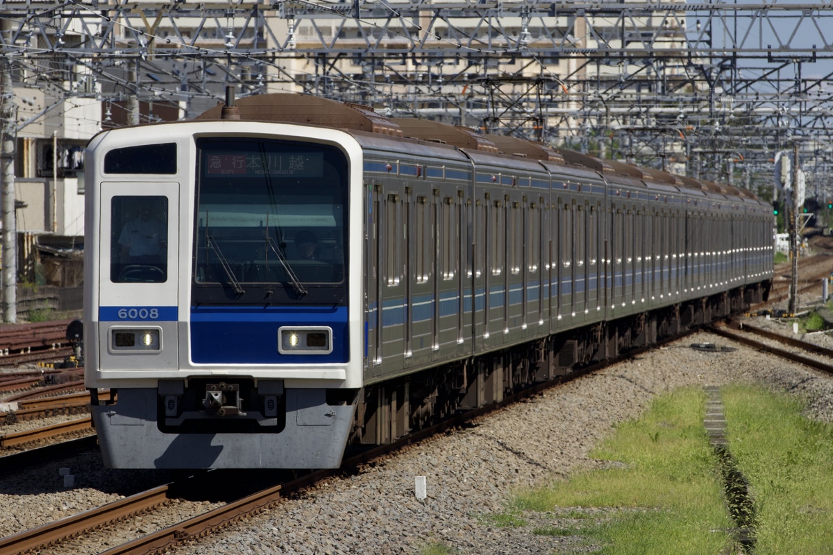 西武鉄道 玉川上水車両管理所 6000系 6108F