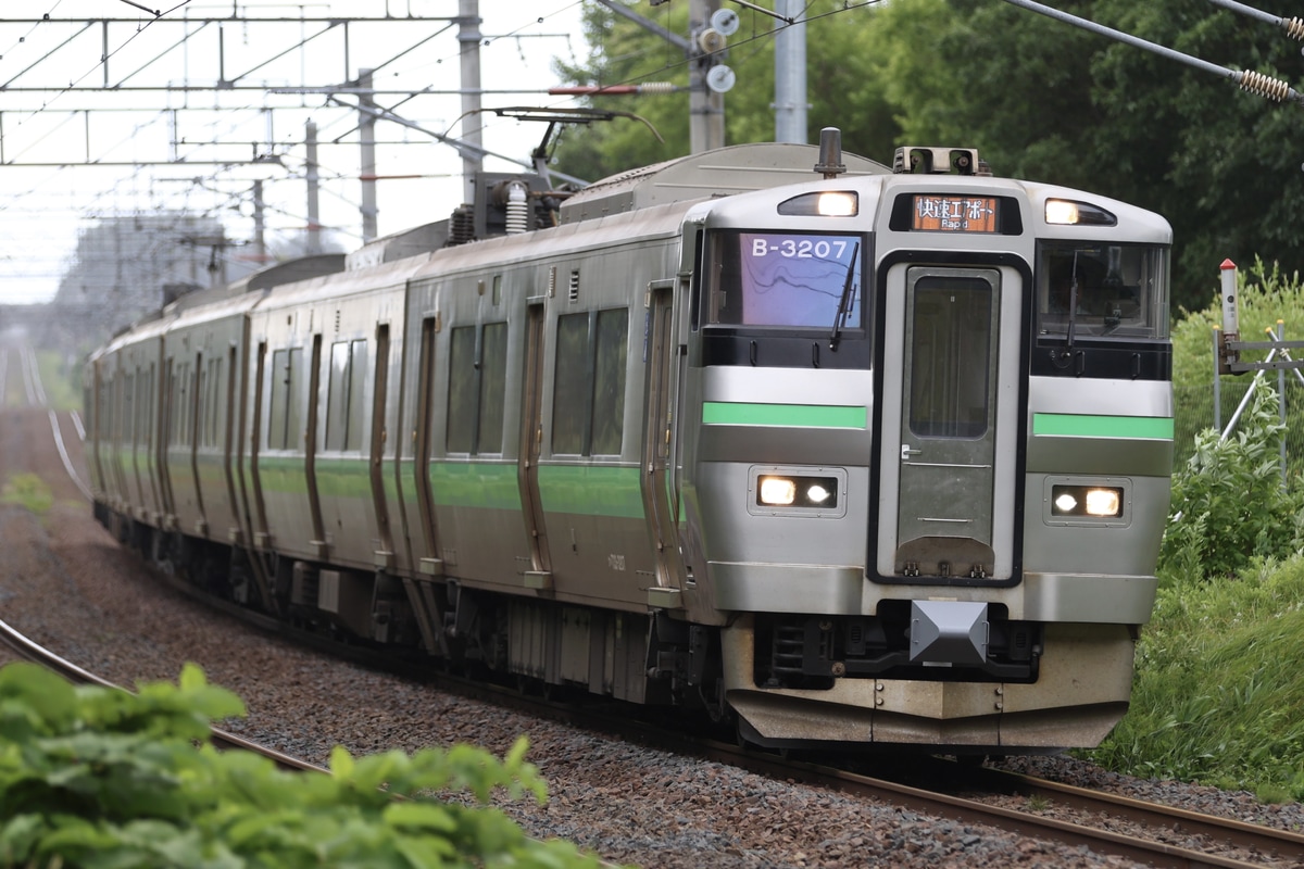 JR北海道 札幌運転所 733系 B3107編成