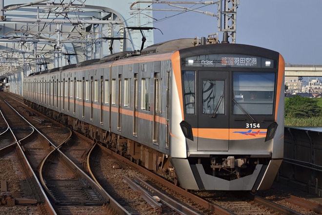 宗吾車両基地3100形3154Fを八広駅で撮影した写真