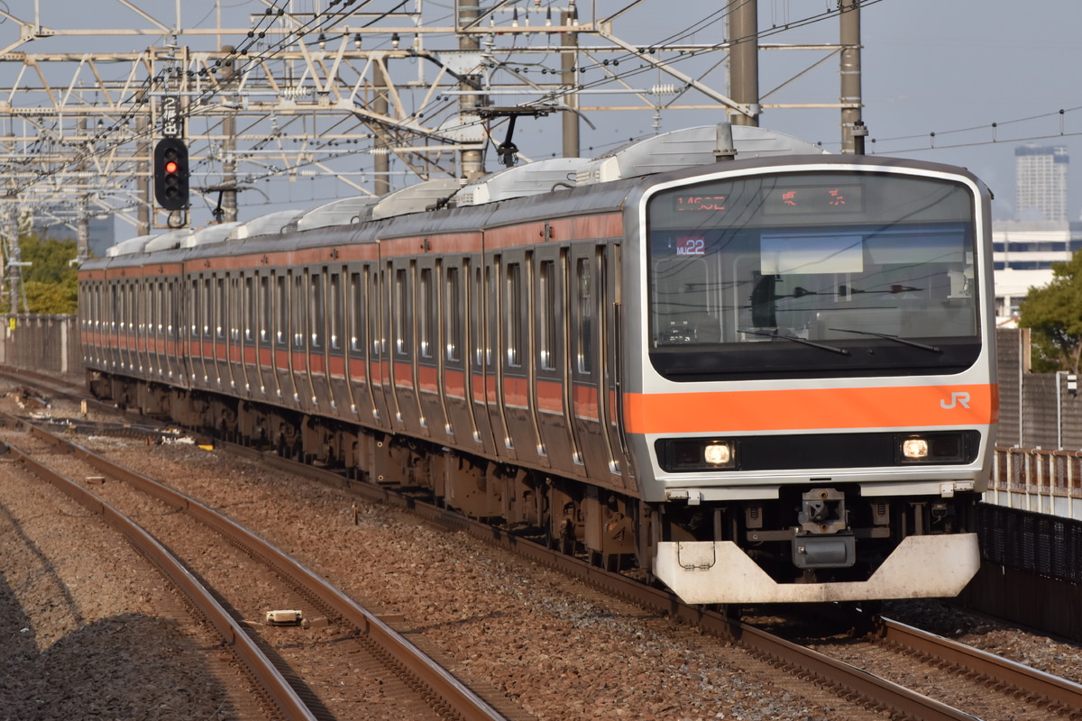 JR東日本 京葉車両センター E231系 ケヨMU22編成