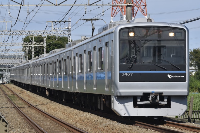 3000形3087×10を愛甲石田～伊勢原間で撮影した写真