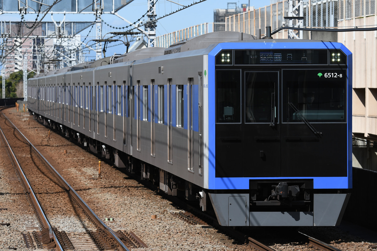 東京都交通局 志村車両検修場 6500系 6512F