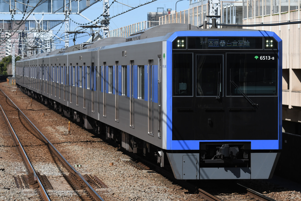 東京都交通局 志村車両検修場 6500系 6513F