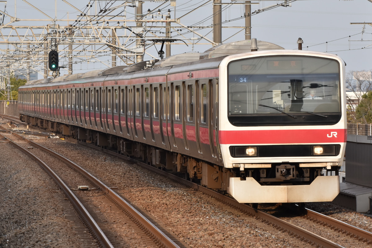 JR東日本 京葉車両センター 209系 ケヨ34編成