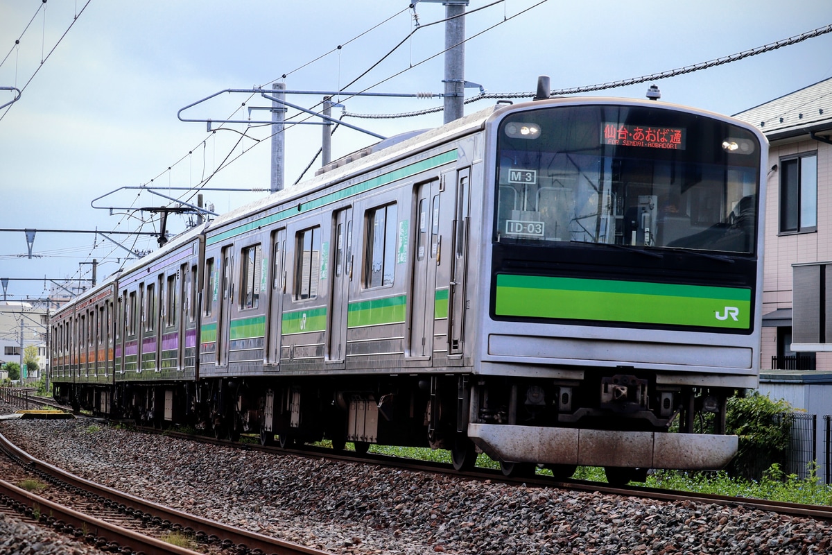 JR東日本 仙台車両センター宮城野派出所 205系 M3編成