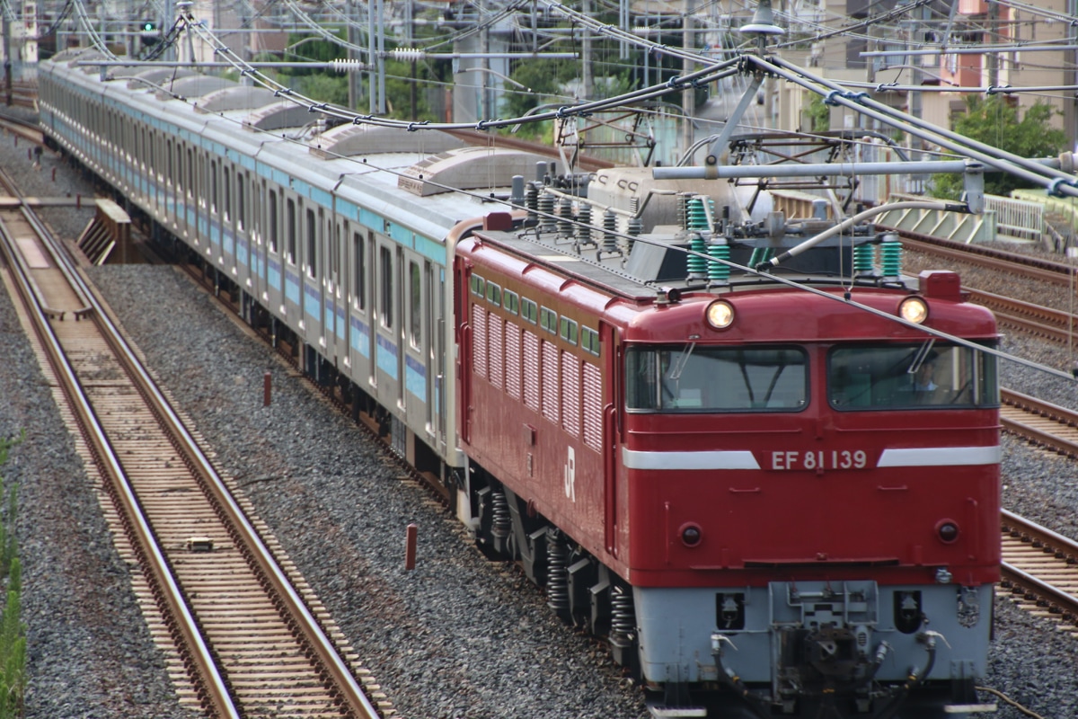 JR東日本  EF81-139 E231系 