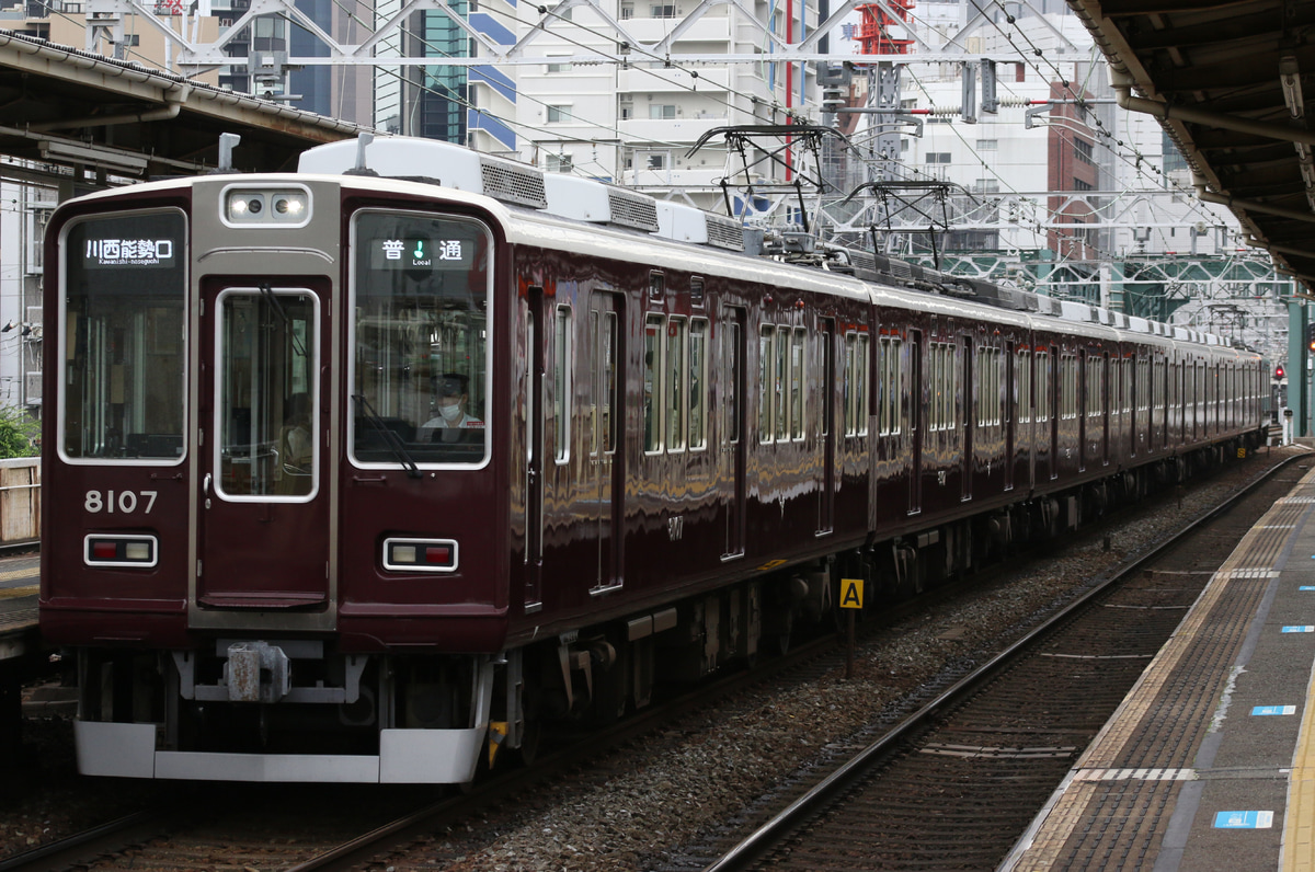 阪急電鉄 平井車庫 8000系 8007F