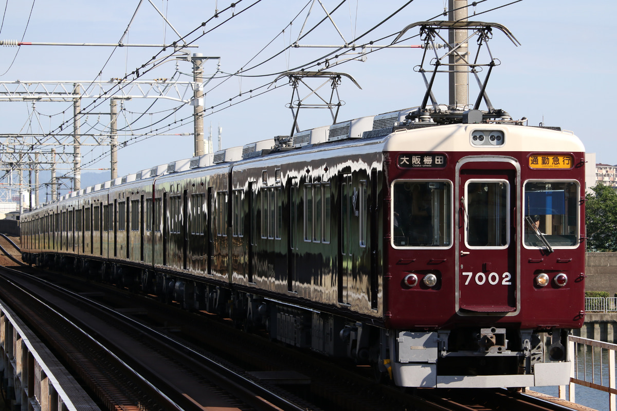 阪急電鉄 西宮車庫 7000系 7002F