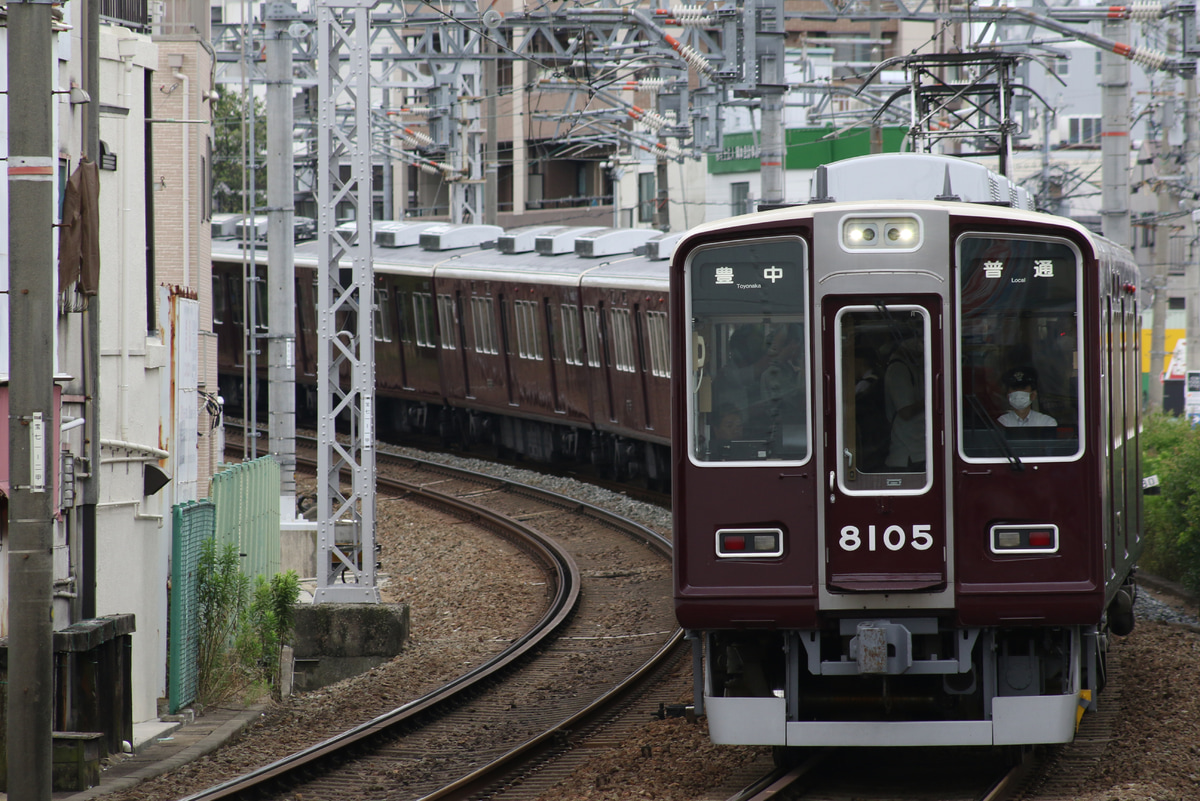 阪急電鉄 平井車庫 8000系 8005F