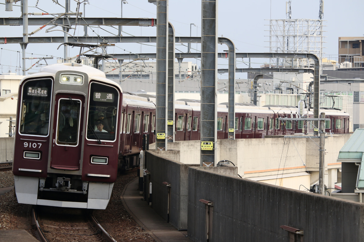 阪急電鉄 平井車庫 9000系 9007F