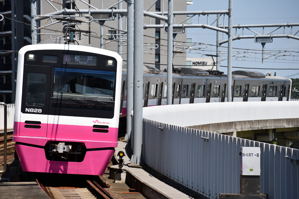 新京成電鉄 くぬぎ山車両基地 N800形 N828F