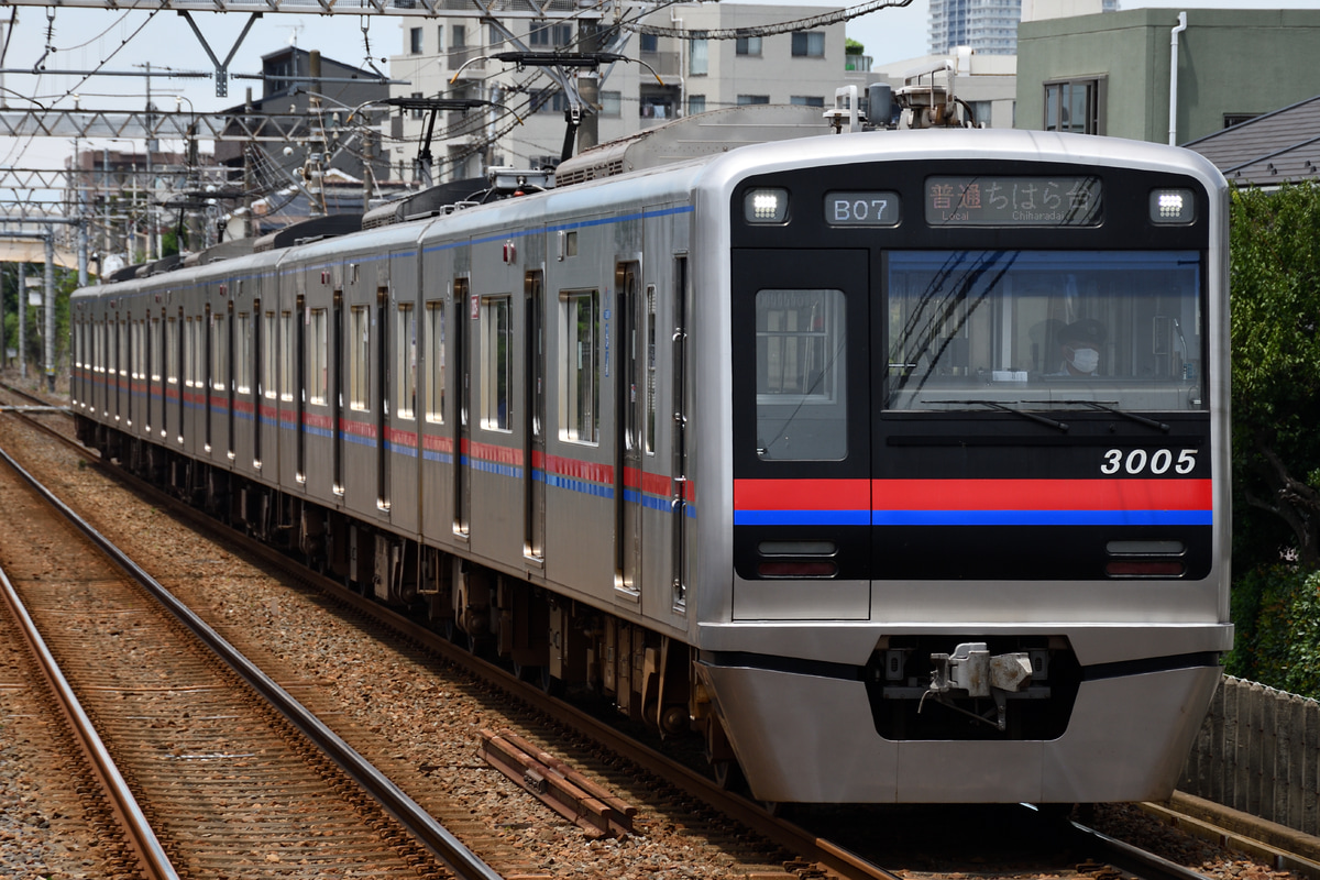 京成電鉄 宗吾車両基地 3000形 3005F