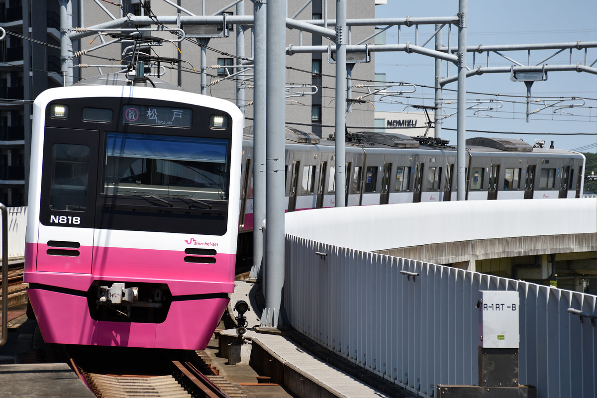 新京成電鉄 くぬぎ山車両基地 N800形 N818F