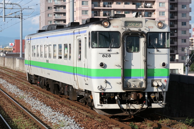 キハ40系を旭川四条駅で撮影した写真