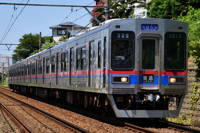 宗吾車両基地3500形3516Fを検見川～京成稲毛間で撮影した写真