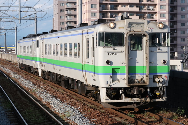 キハ40系を旭川四条駅で撮影した写真