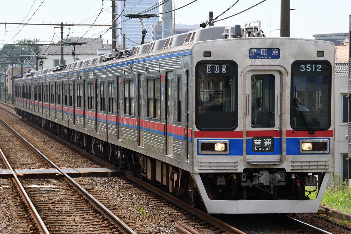 京成電鉄 宗吾車両基地 3500形 3512F