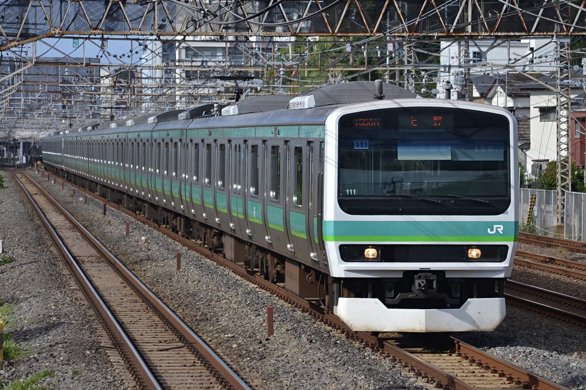 JR東日本 松戸車両センター本区 E231系 マト111編成