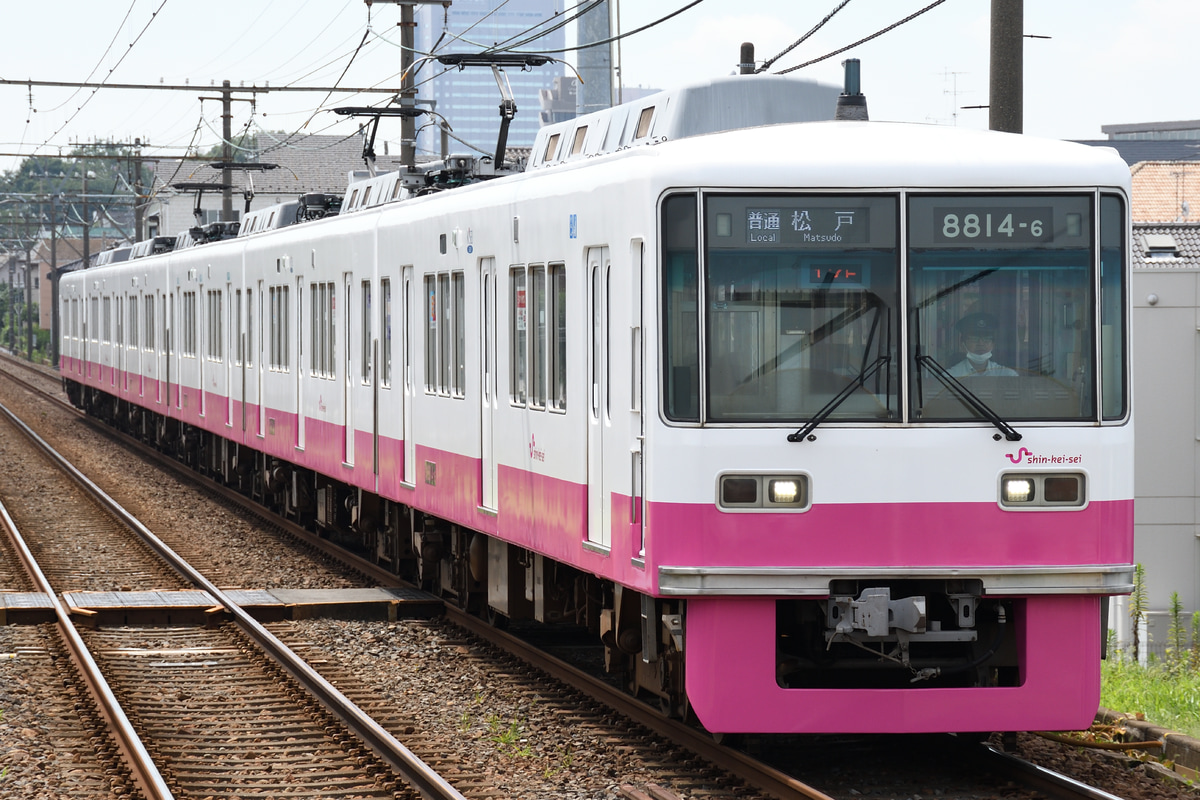 新京成電鉄 くぬぎ山車両基地 8800形 8814F