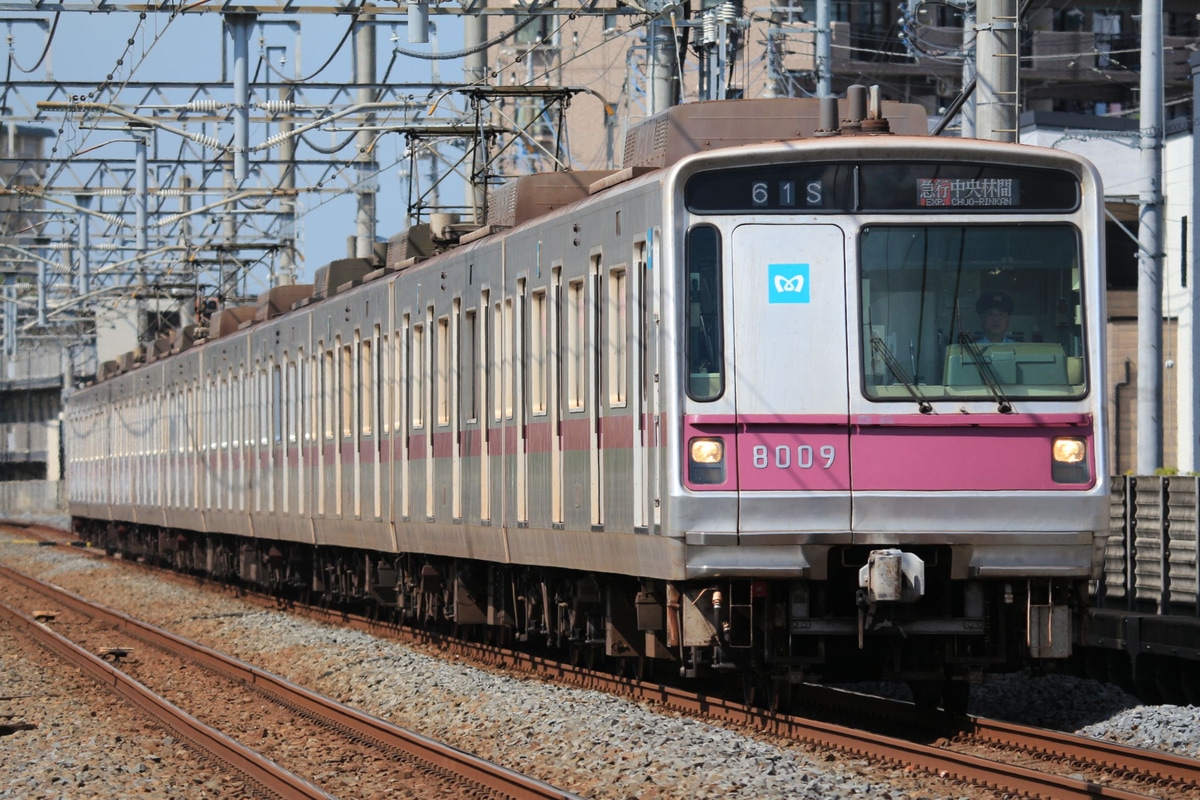 東京メトロ 鷺沼検車区 8000系 8109f