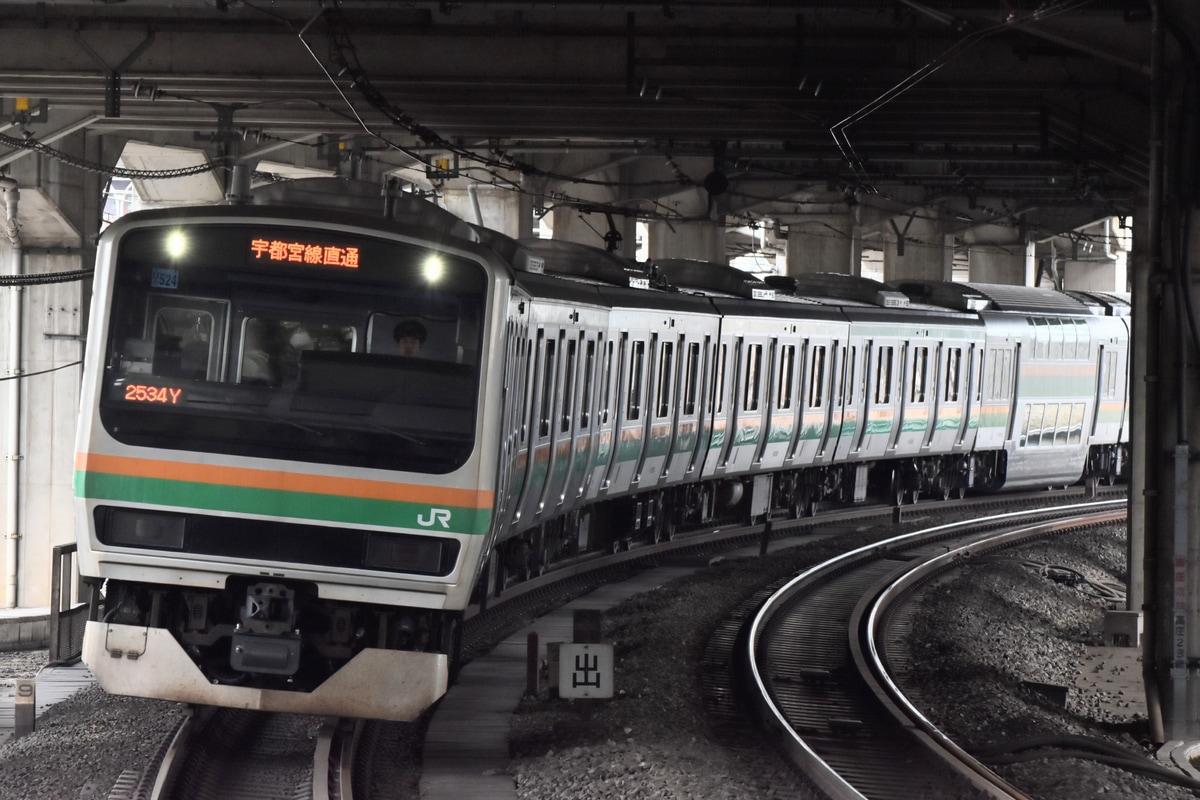 JR東日本 小山車両センター E231系 ヤマU524編成