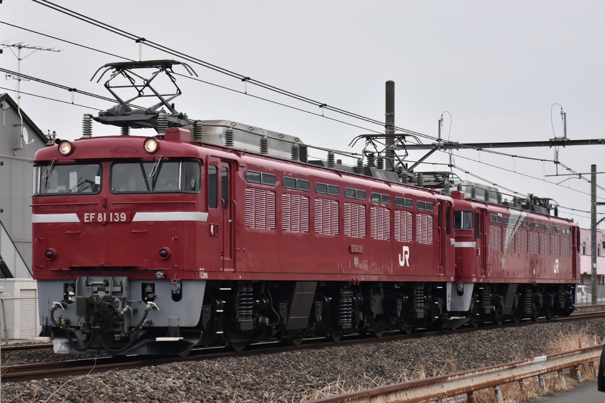 JR東日本 尾久車両センター EF81 EF81-139