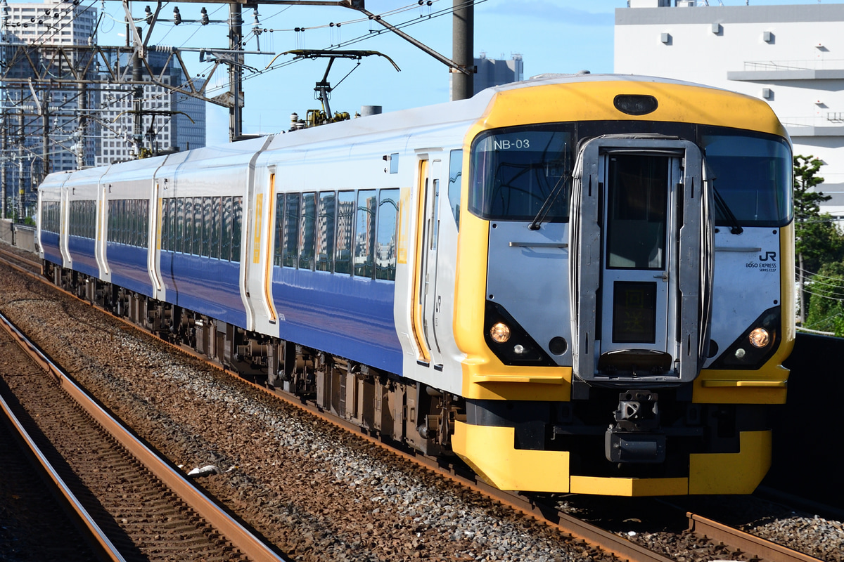 JR東日本 幕張車両センター E257系 マリNB-03編成