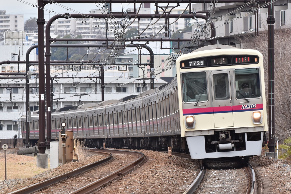 京王電鉄 若葉台検車区 7000系 7725F