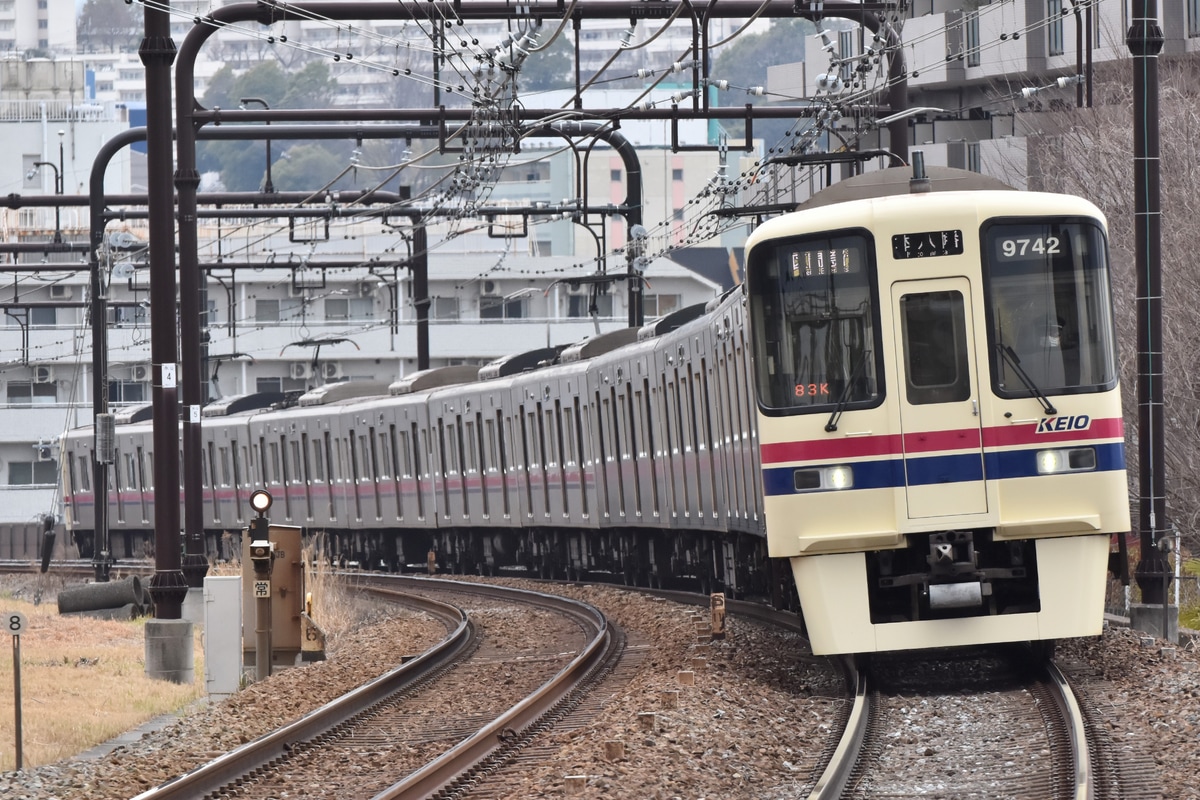 京王電鉄 若葉台検車区 9000系 9742F