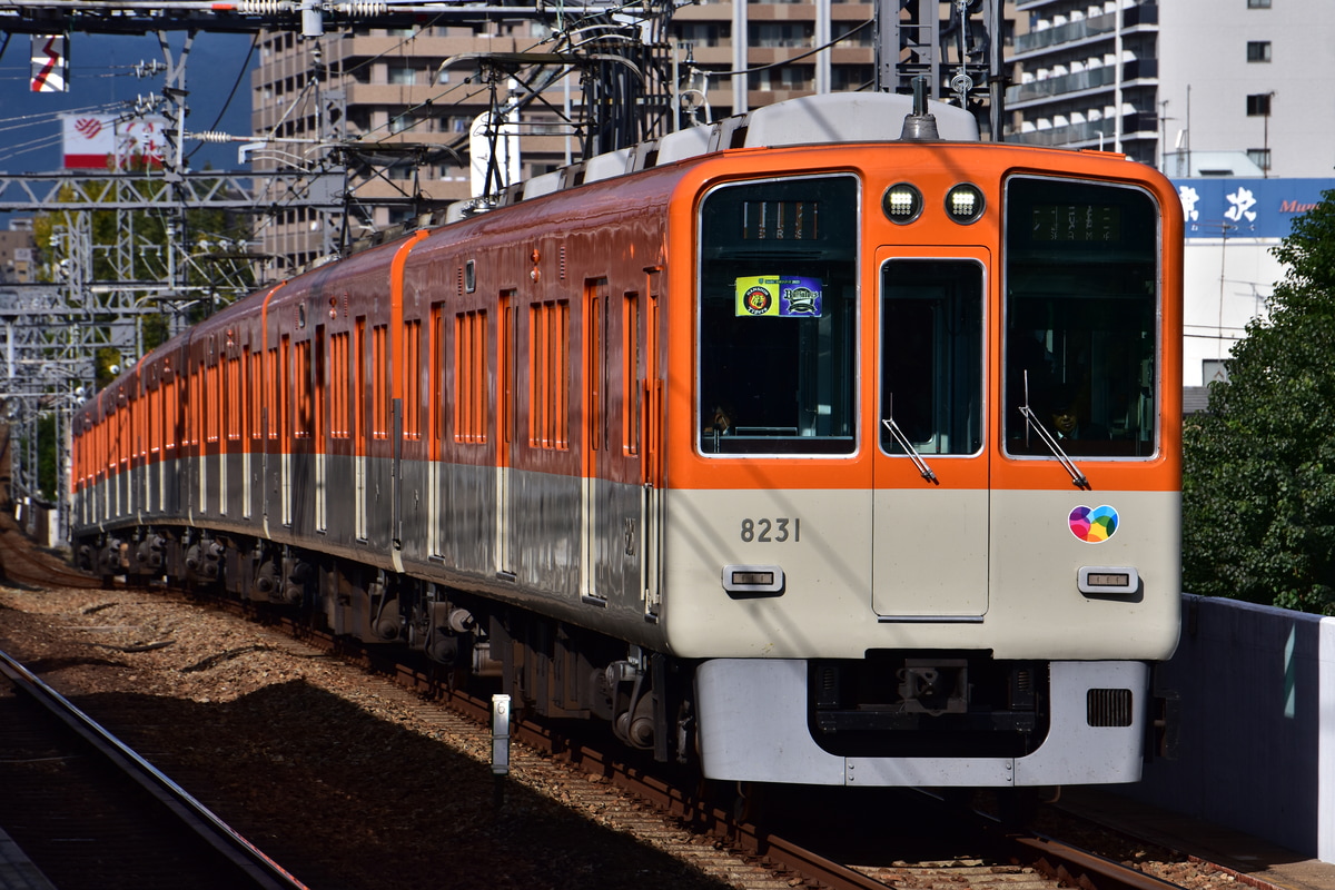 阪神電気鉄道 尼崎車庫 8000系 8231F