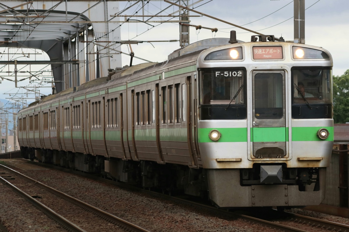 JR北海道 札幌運転所 721系 F5102+F5202編成