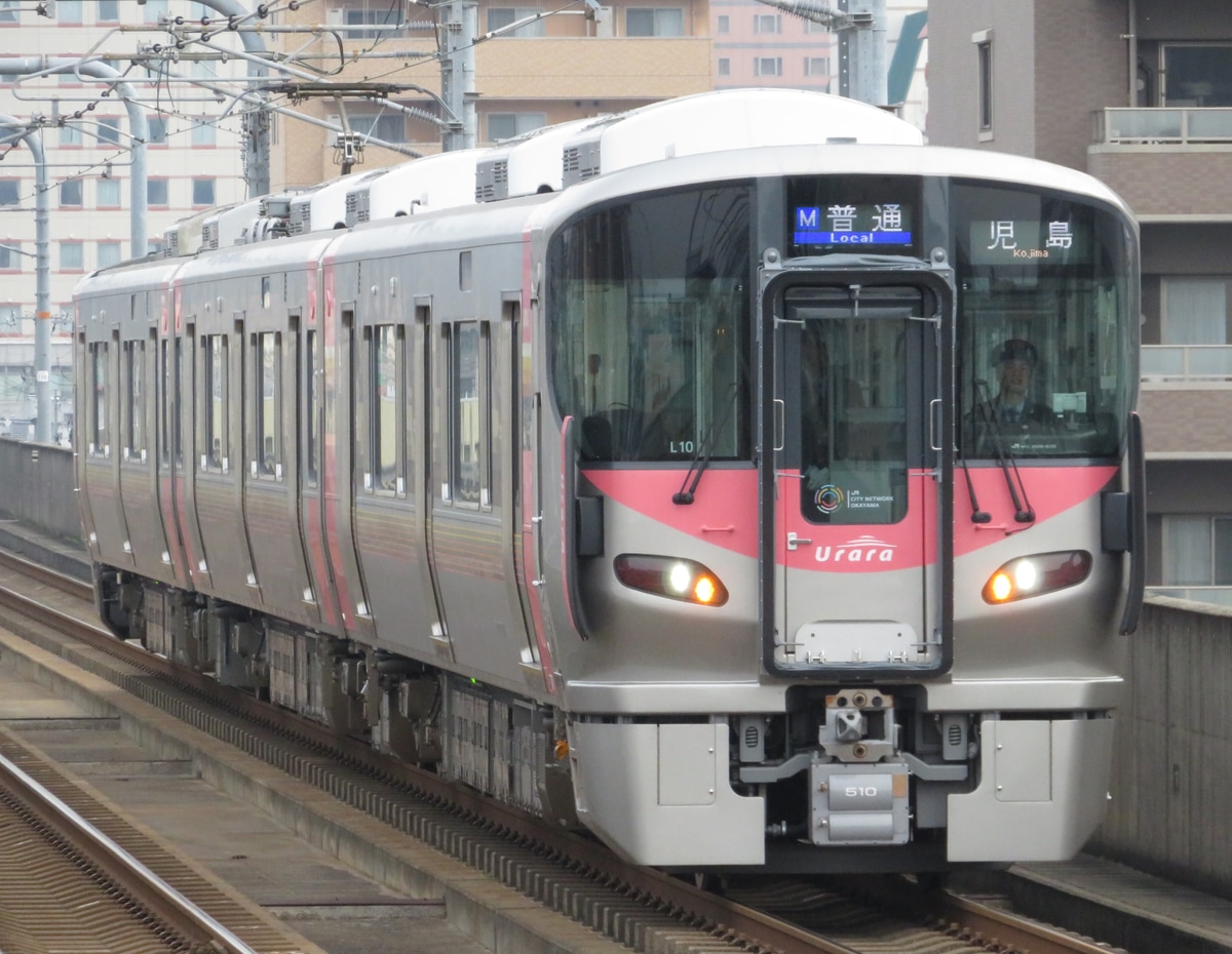 JR西日本 岡山電車区 227系 オカL10編成