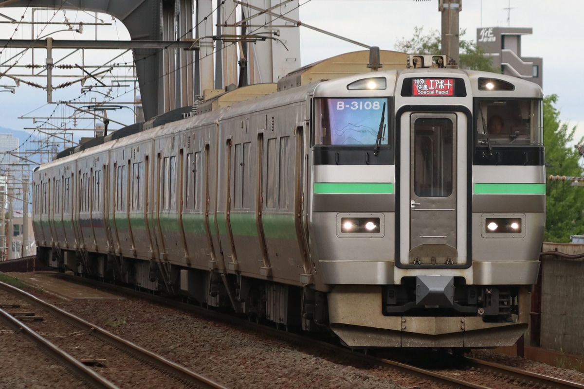 JR北海道 札幌運転所 733系 B3108編成