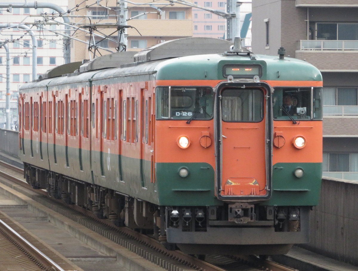 JR西日本 岡山電車区 115系 オカD26編成