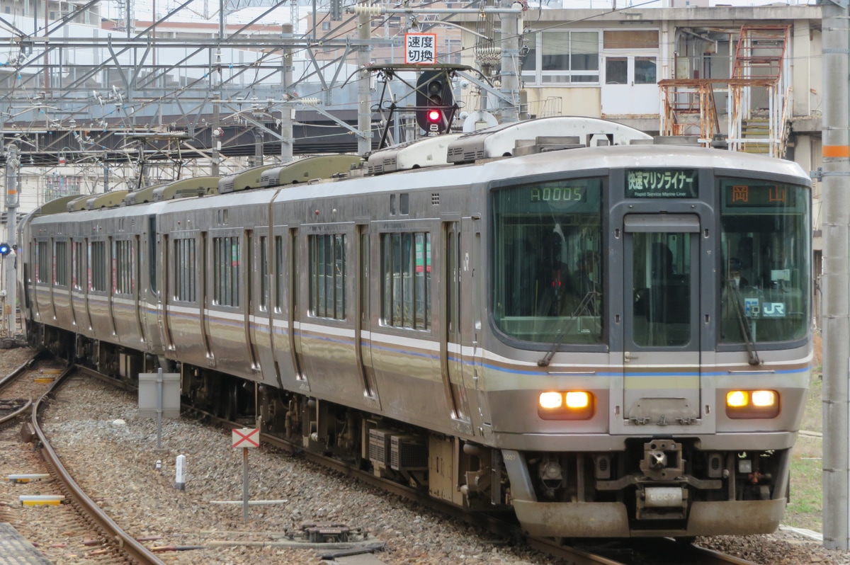 JR西日本 岡山電車区 223系 オカP7編成