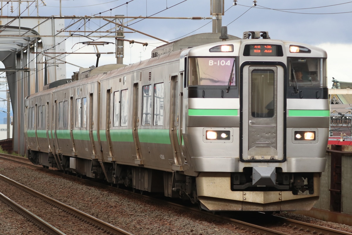 JR北海道 札幌運転所 733系 B104編成