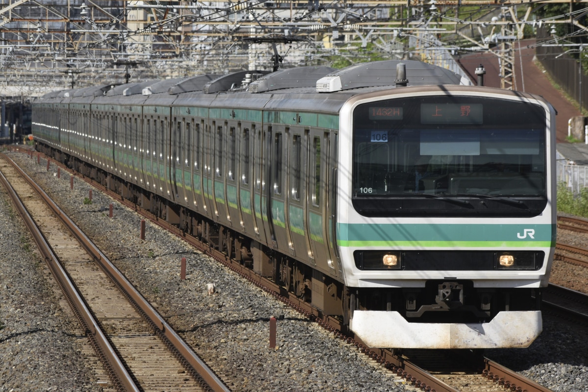 JR東日本 松戸車両センター E231系 マト106編成