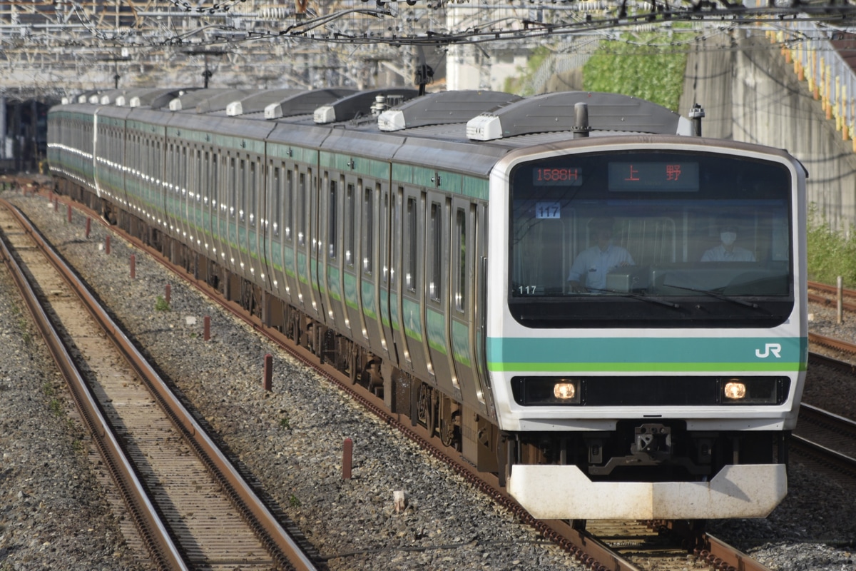 JR東日本 松戸車両センター E231系 マト117編成