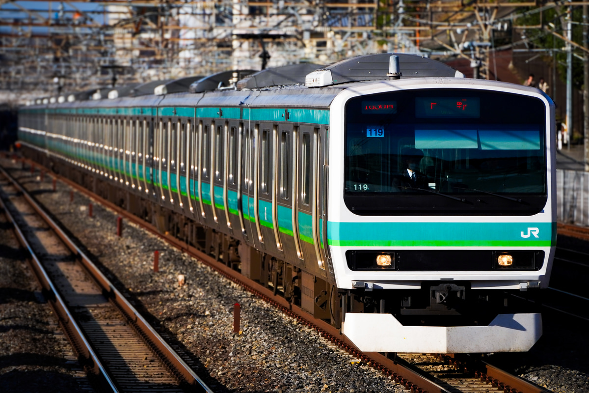 JR東日本 松戸車両センター本区 E231系 マト119編成