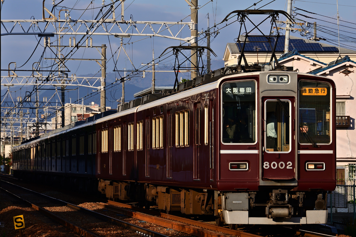 阪急電鉄 西宮車庫 8000系 8002F