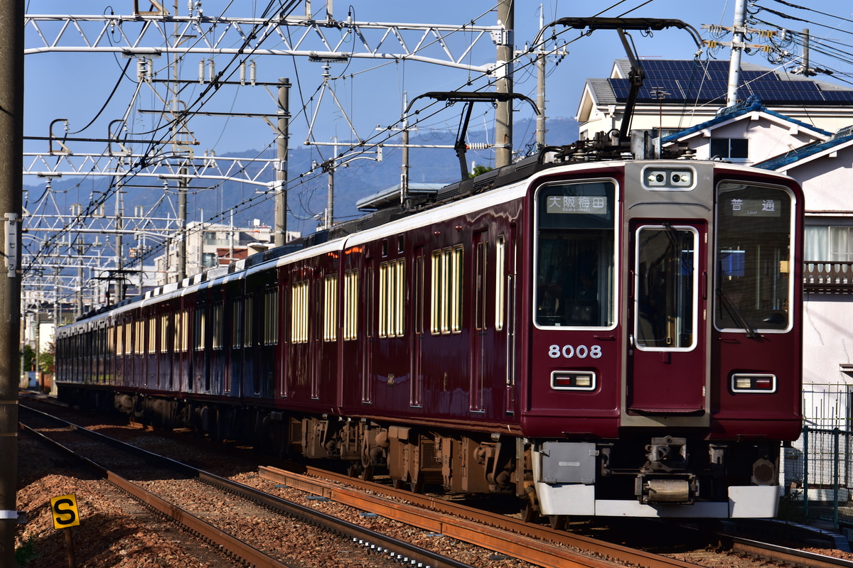 阪急電鉄 西宮車庫 8000系 8008F