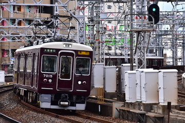 阪急電鉄 平井車庫 7000系 7015F