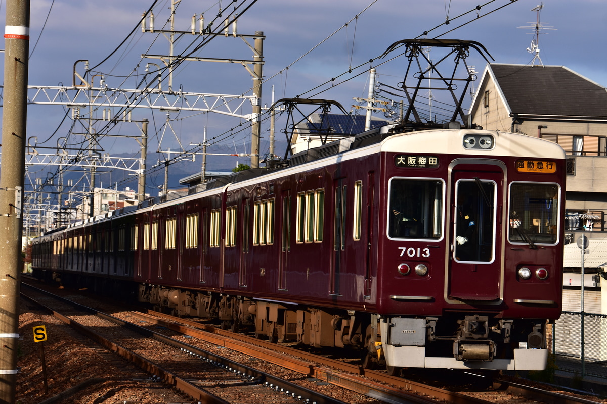 阪急電鉄 西宮車庫 7000系 7013F