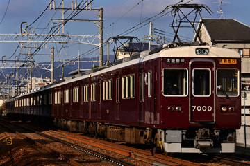 阪急電鉄 西宮車庫 7000系 7000F