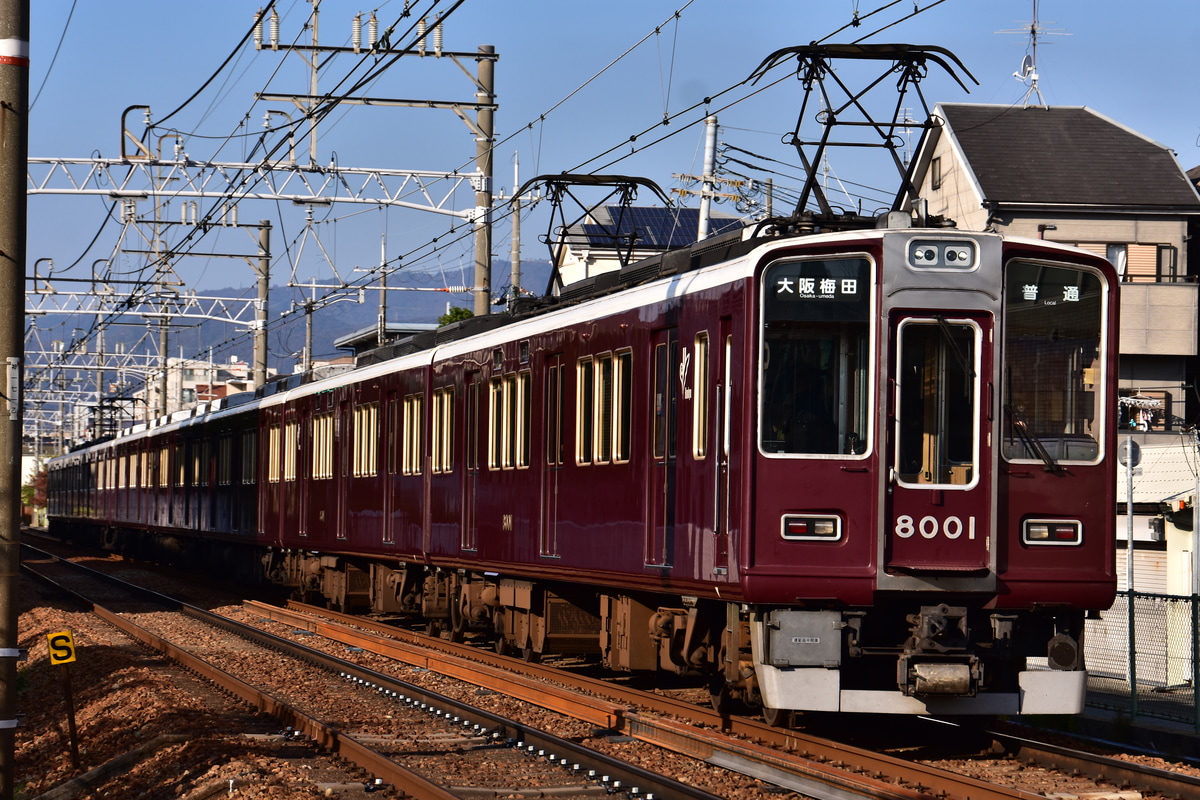 阪急電鉄 西宮車庫 8000系 8001F